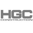 HGC Construction Black and White Logo
